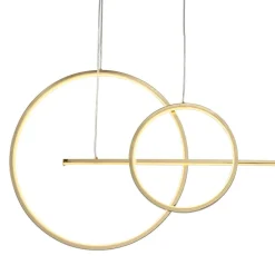 Lampa wisząca NEW AGE LED złoty 120 cm (MP0082-L90 gold) - Step into Design
