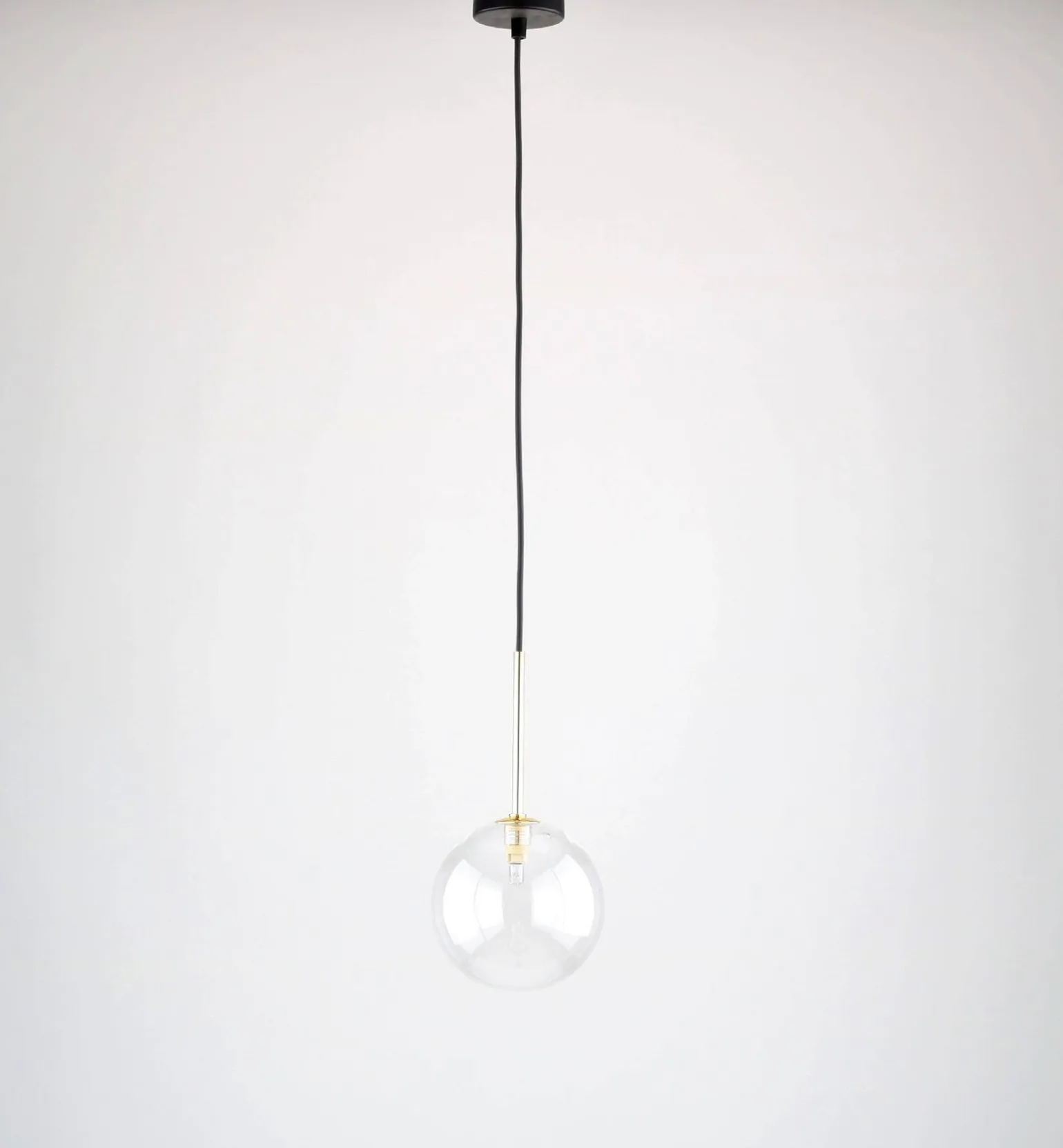 Lampa wisząca NILOS BLACK / GOLD 1 (5941) - TK Lighting