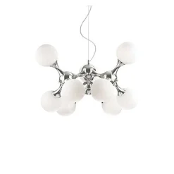 Lampa wisząca NODI SP9 kol. biały (082059) - Ideal Lux