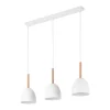 Lampa wisząca NORD 3 PŁ biała listwa (4869) - TK Lighting