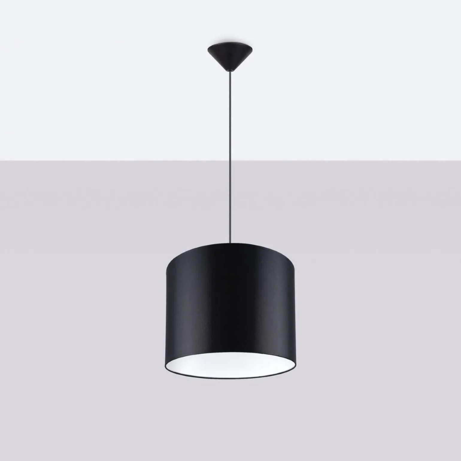 Lampa wisząca NOVA 30 czarna (SL.1405) - Sollux Lighting