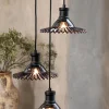Lampa wisząca NOVIA Pendant 3L Black/Smoke (108853) Markslojd