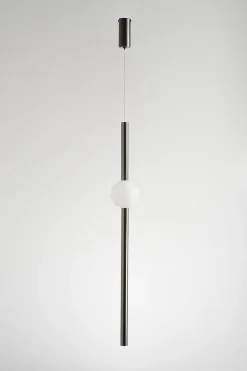 Lampa wisząca O-LINE LED 93 cm czarna (ST-1689L BK) - Step into Design