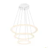 Lampa wisząca ONE FLAT triple DALI 2, Touch, biała (1007702) - SLV