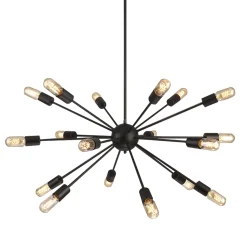 Lampa wisząca Orbit kolor czarny (40446-18BK) Azzardo - żyrandol