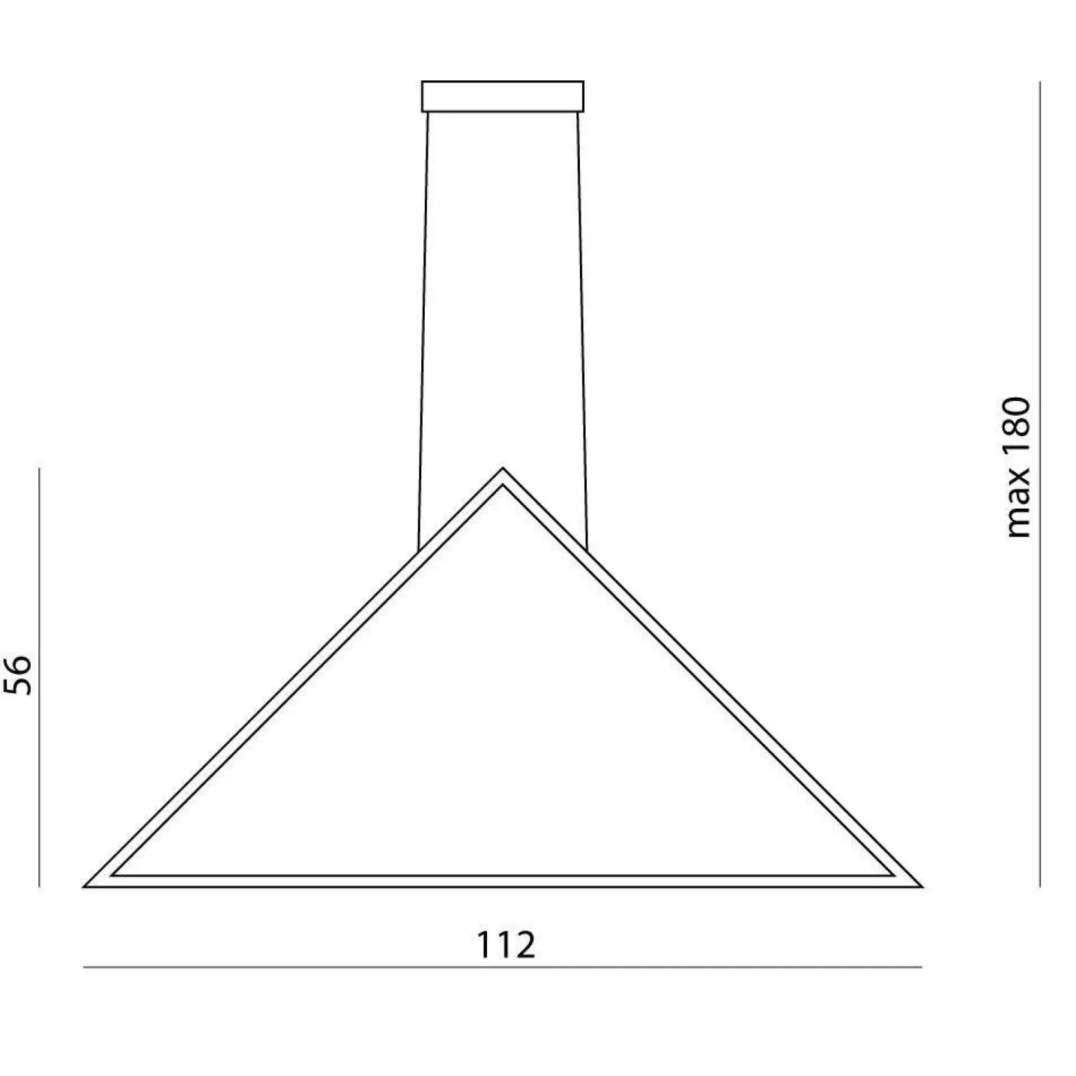 Lampa wisząca Origami Vertical (66457) - Ramko