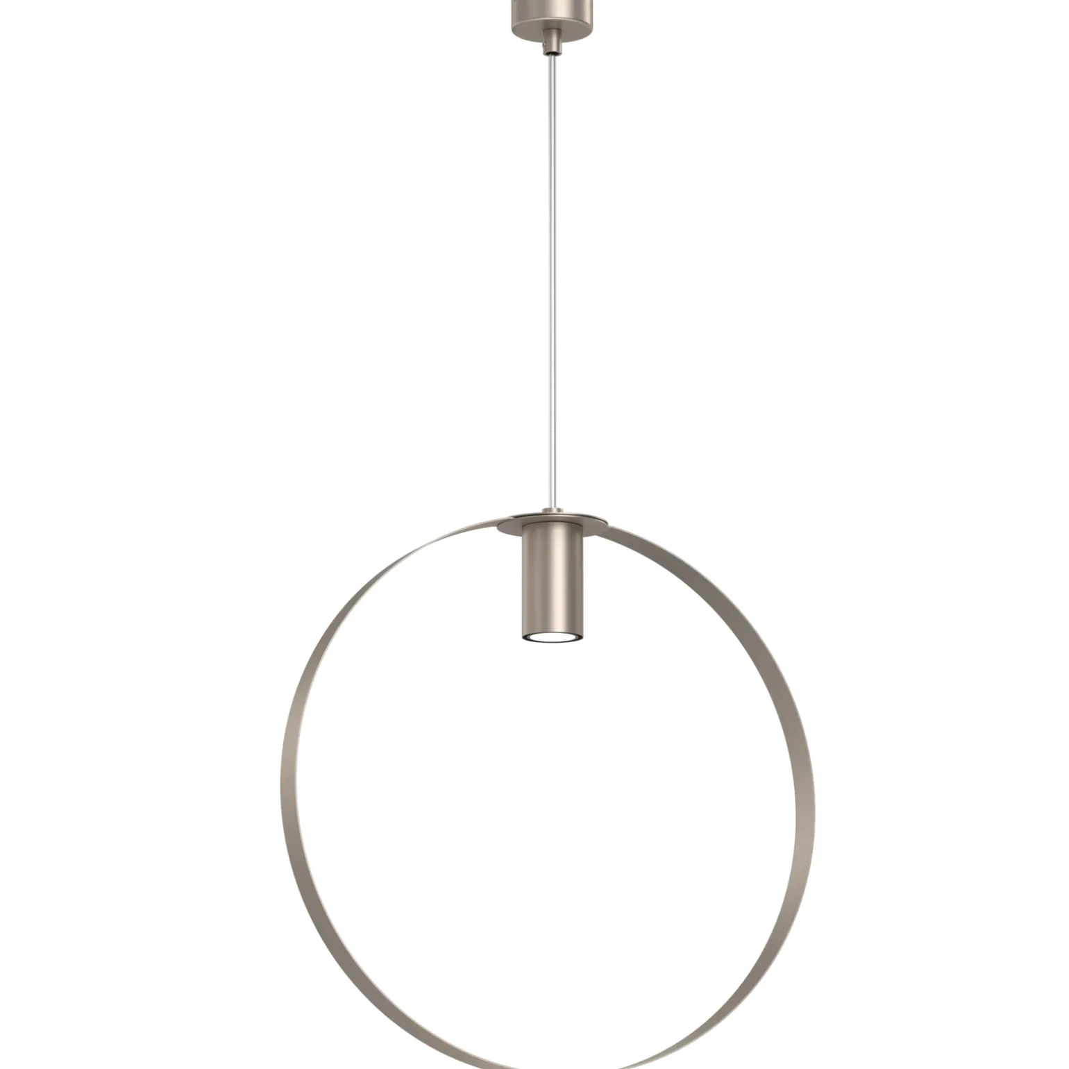 Lampa wisząca Ortiga 3 - Platyna mat (400 mm) (5153) - Shilo