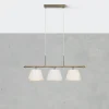 Lampa wisząca OXFORD Pendant 3L Offwhite/Antique Brass (108975) Markslojd