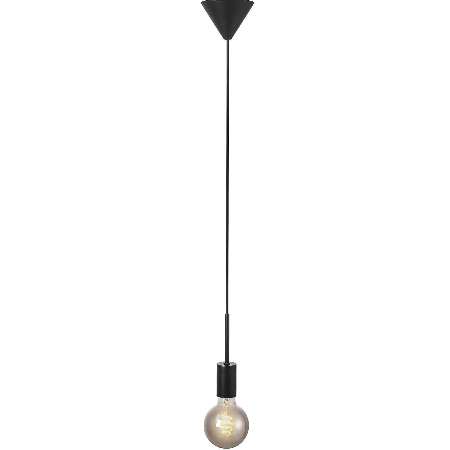 Lampa wisząca PACO Nordlux E27 40W Metal Czarny