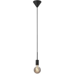 Lampa wisząca PACO Nordlux E27 40W Metal Czarny