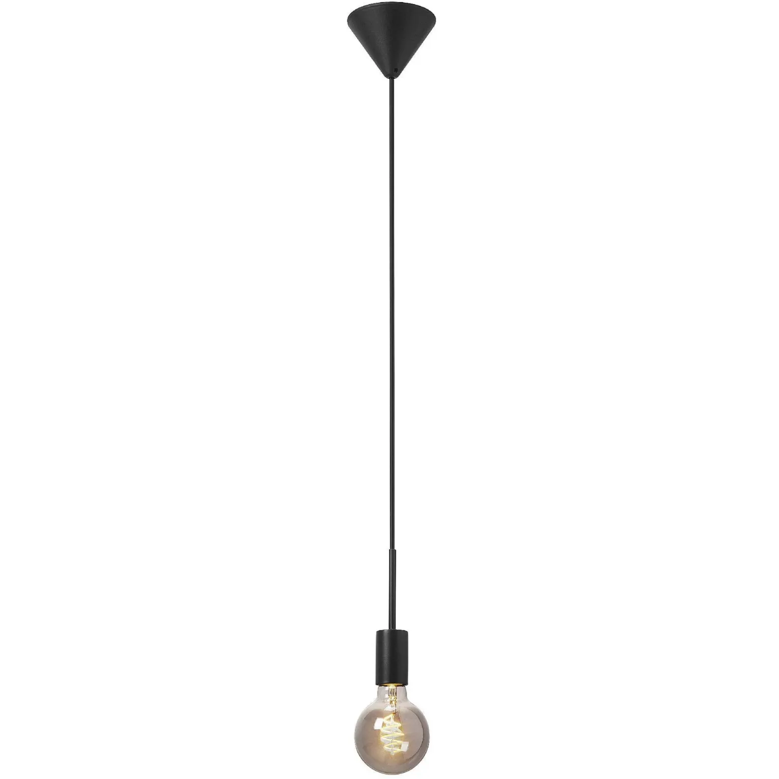 Lampa wisząca PACO Nordlux E27 40W Metal Czarny
