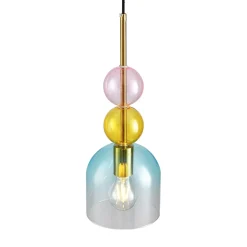 Lampa wisząca PASTELLO BLUE kolorowa 15 cm (ST-DN345A) - Step into Design