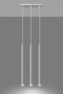 Lampa wisząca PASTELO 3 biała (SL.0466) - Sollux