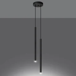 Lampa wisząca PASTELO 2 czarna (SL.1304) - Sollux Lighting