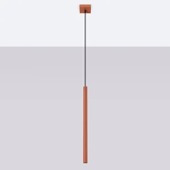 Lampa wisząca PASTELO 1 ochra czerwona (SL.1524) - Sollux Lighting