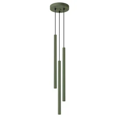 Lampa wisząca PASTELO 3 zielona oliwka (SL.1520) - Sollux Lighting