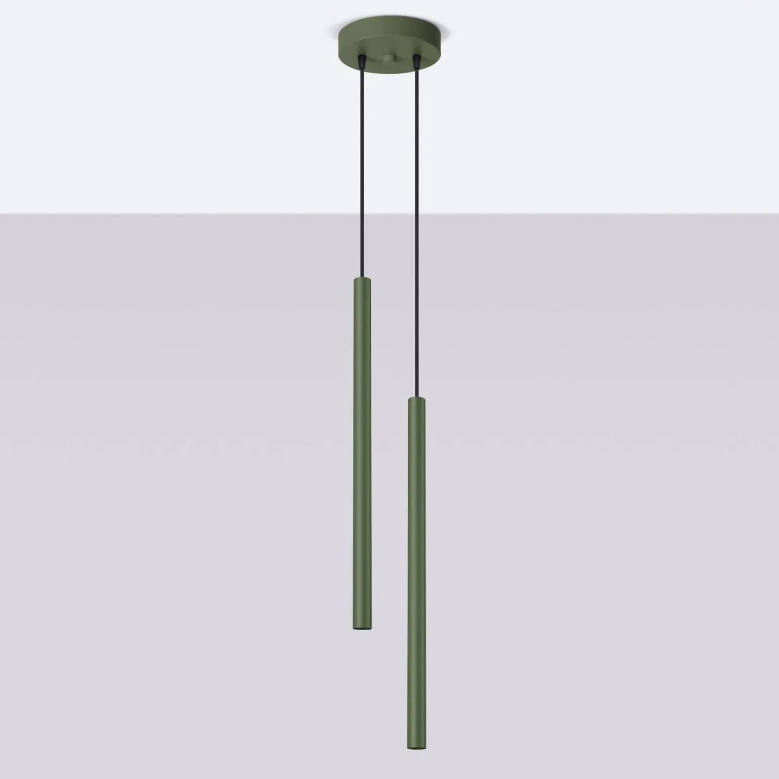 Lampa wisząca PASTELO 2 zielona oliwka (SL.1519) - Sollux Lighting