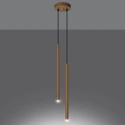 Lampa wisząca PASTELO 2 złota (SL.1305) - Sollux Lighting