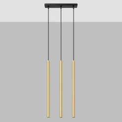 Lampa Wisząca PASTELO 3L złoty połysk (SL.1196) - Sollux Lighting