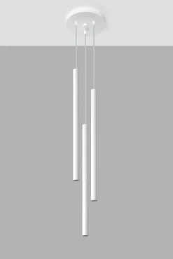 Lampa wisząca PASTELO 3P biała (SL.0467) - Sollux