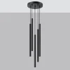 Lampa wisząca PASTELO 5P czarna (SL.1176) - Sollux Lighting