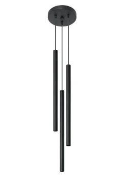 Lampa wisząca PASTELO 3P czarna (SL.0471) - Sollux