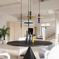 Lampa wisząca PELTA 1 czarna/granatowa (SL.1884) - Sollux Lighting