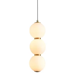 Lampa wisząca PERLA LED złota 12 cm (ST-CP231222-3L gold) - Step into Design