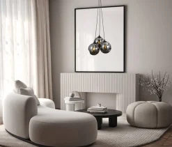 Lampa wisząca Perlos (PND-54456-3A-HB-SMG) - Italux