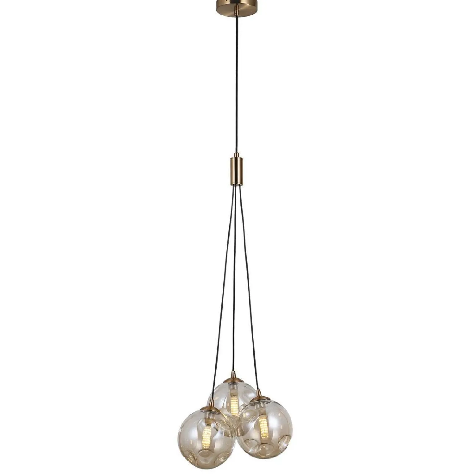 Lampa wisząca Perlos (PND-54456-3-HB-AMB) - Italux
