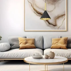 Lampa wisząca PERU BLACK 1 (MLP0977) - Milagro