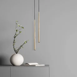 Lampa wisząca PIANO BLACK GOLD 1 (10116) - TK Lighting