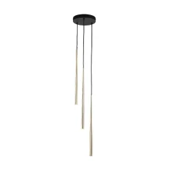Lampa wisząca PIANO BLACK GOLD 3 (10117) - TK Lighting