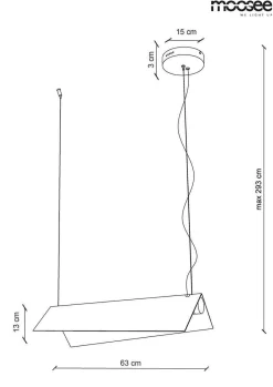 Lampa wisząca PICCO S - Złoty (MSE010100126) - MOOSEE