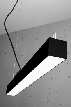Lampa wisząca PINNE 200 czarna 4000K (TH.232) - Thoro Lighting