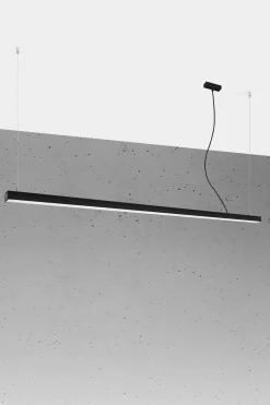 Lampa wisząca PINNE 200 czarna 4000K (TH.232) - Thoro Lighting