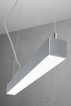 Lampa wisząca PINNE 200 szara 3000K (TH.230) - Thoro Lighting