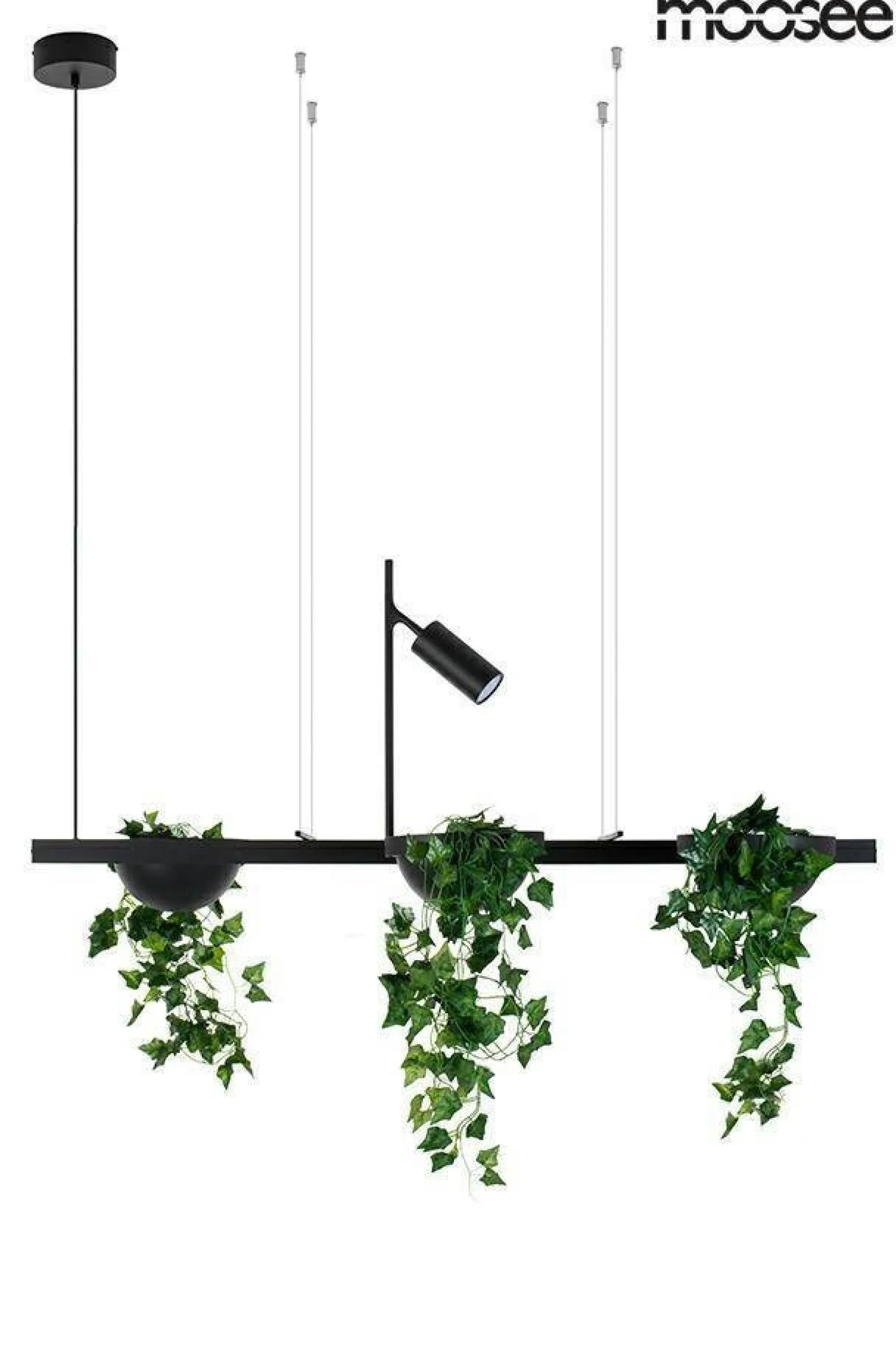 Lampa wisząca PLANT LINE czarna (MSE1501100210) - Moosee