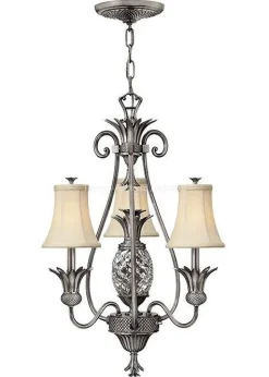 Lampa wisząca PLANTATION kol. POLEROWANY NIKIEL (HK/PLANT3 PL) - Hinkley - Elstead Lighting - żyrandol