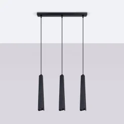 Lampa wisząca PRYSM 3L czarna (SL.1402) - Sollux Lighting