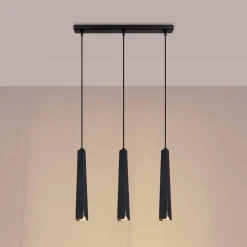 Lampa wisząca PRYSM 3L czarna (SL.1402) - Sollux Lighting