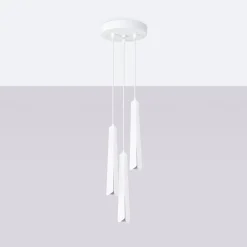 Lampa wisząca PRYSM 3P biała (SL.1398) - Sollux Lighting