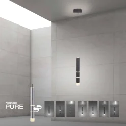 LAMPA WISZĄCA PURE-VEGA (2211-18) - Paul Neuhaus