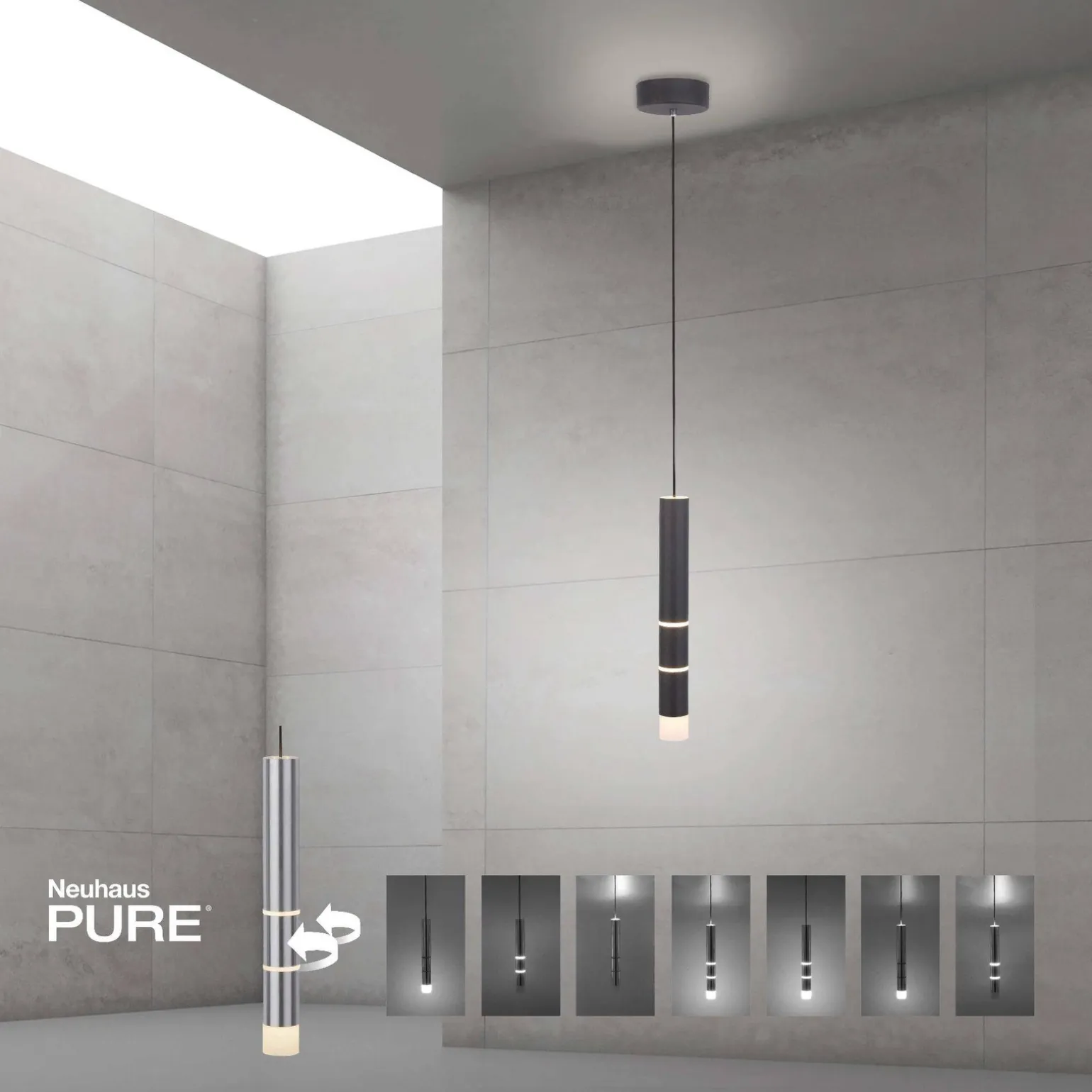 LAMPA WISZĄCA PURE-VEGA (2211-18) - Paul Neuhaus