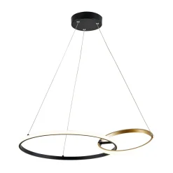 Lampa wisząca RANDO czarno-złota (20002P-GD) - Zuma Line