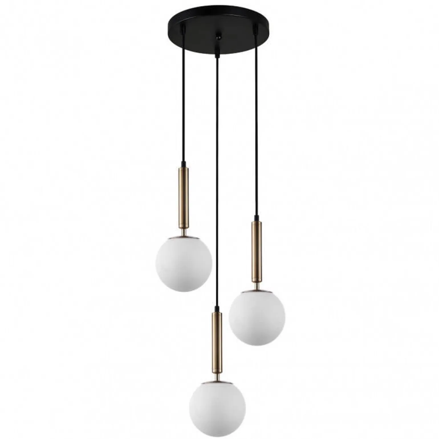 Lampa wisząca Ravena (PND-2324-3A GD+OPAL) - Italux