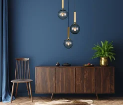 Lampa Wisząca Ravena (PND-2324-3A BRO+SG) - Italux