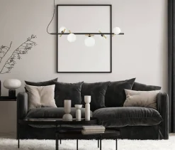 Lampa wisząca Reverso (PND-5622-5-BK-W) - Italux