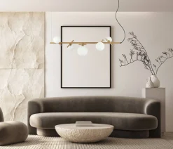 Lampa wisząca Reverso (PND-5622-5-BRO-W) - Italux