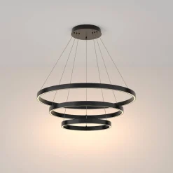 Lampa wisząca RIM 3 czarna Ø80 (MOD058PL-L100B3K) - Maytoni